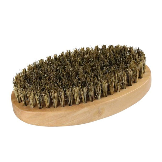 Oval Military Style Men's Beard Brush